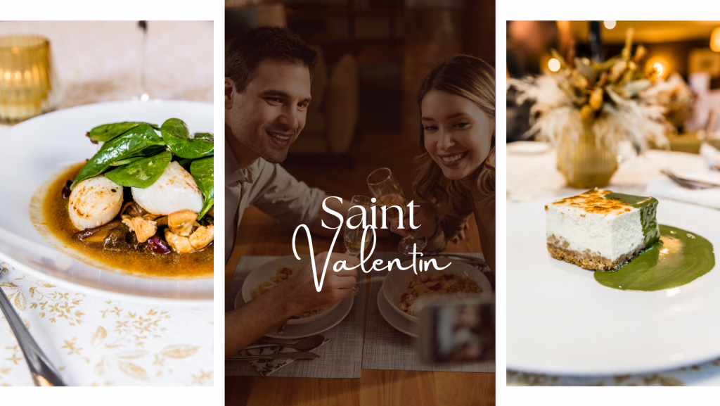 Nouveau menu pour la Saint Valentin 2024 au restaurant le Marronnier